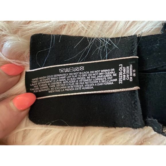 Victoria's Secret Multiway Balconette Bra 36DD Dream Angels Black Pink Lace NEW - Picture 10 of 10